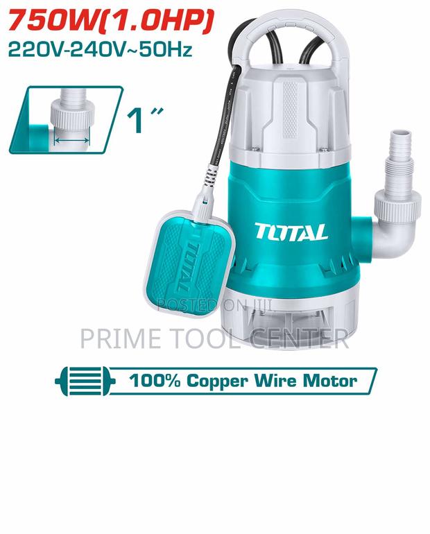 TOTAL Sewage submersible pump 750W(1.0HP)