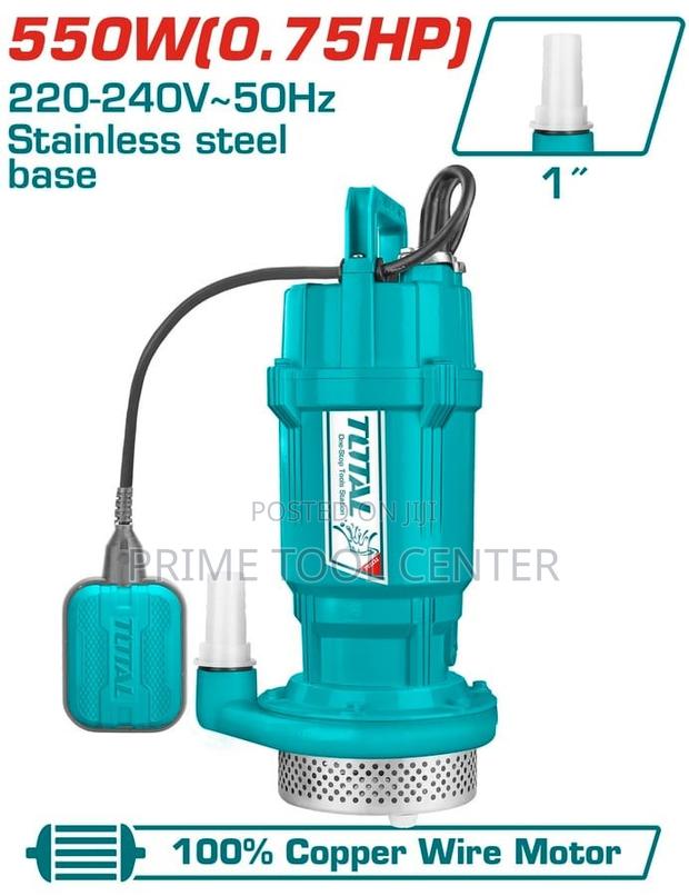TOTAL Submersible pump 370W(0.5HP)