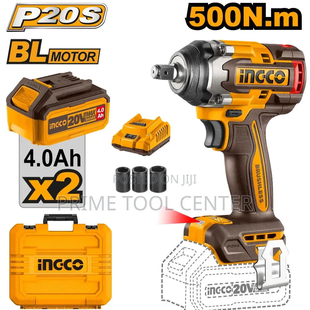 INGCO Lithium-Ion impact wrench 20V