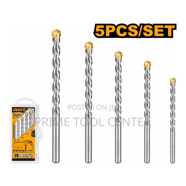 INGCO 5 Pcs masonry drill bits set