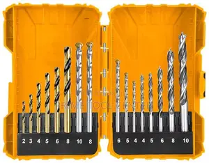 INGCO 16 Pcs metal, masonry and wood drill bits set