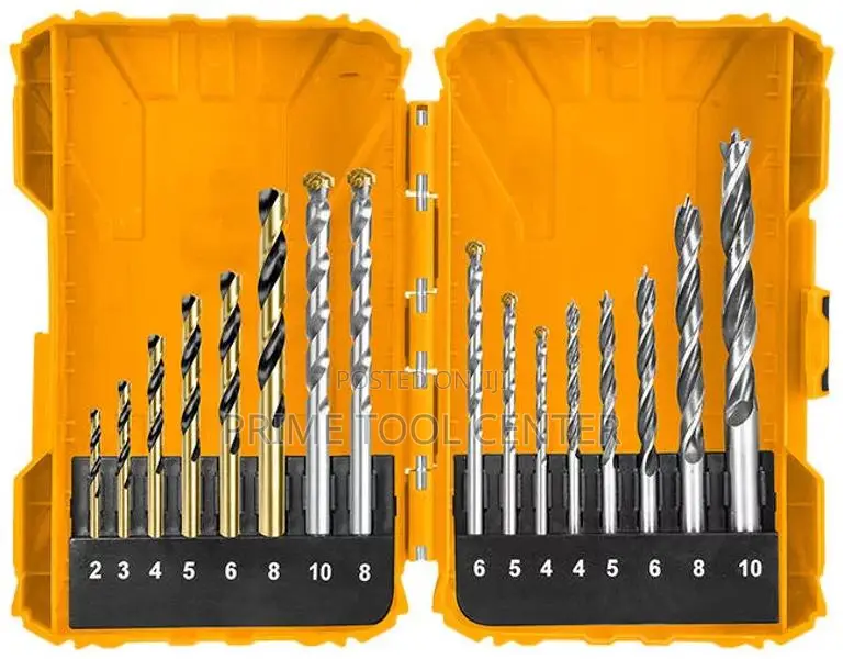 INGCO 16 Pcs metal, masonry and wood drill bits set