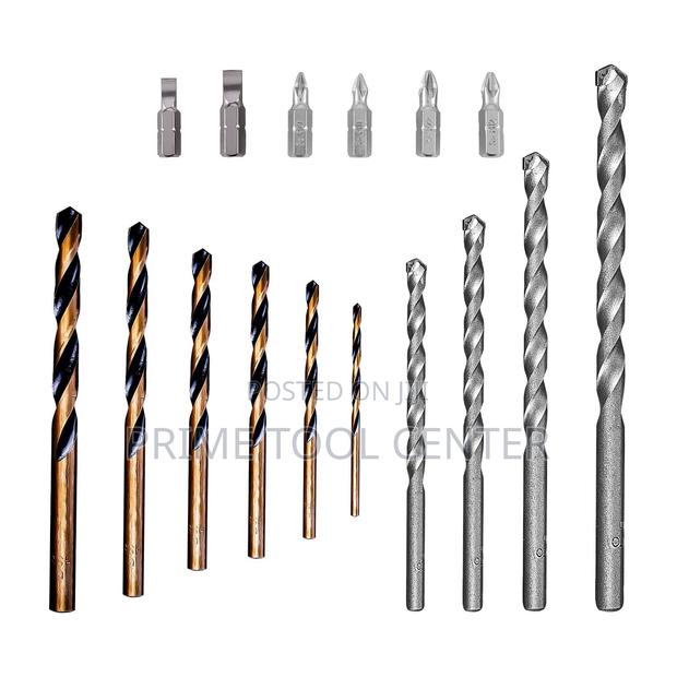 INGCO 16 Pcs drill bits & screwdriver bits set - thumbnail 2
