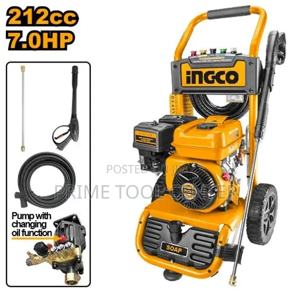 INGCO Gasoline pressure washer 7.0HP