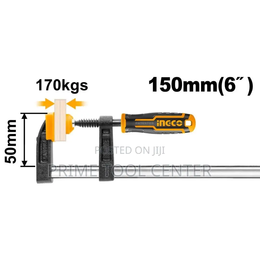 INGCO F clamp with plastic handle