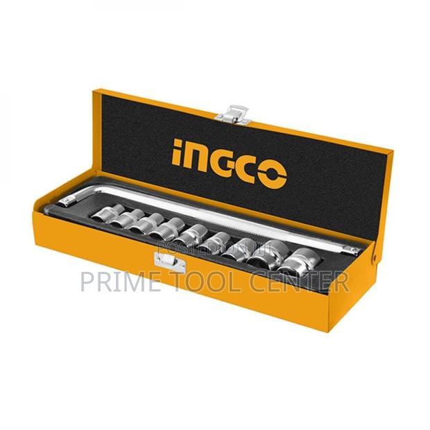 INGCO 10 Pcs 1/2″ socket set - thumbnail 2