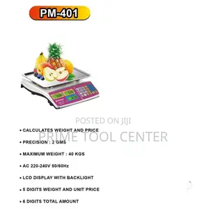 PREMIER PM-401 DIGITAL SCALE 40KG