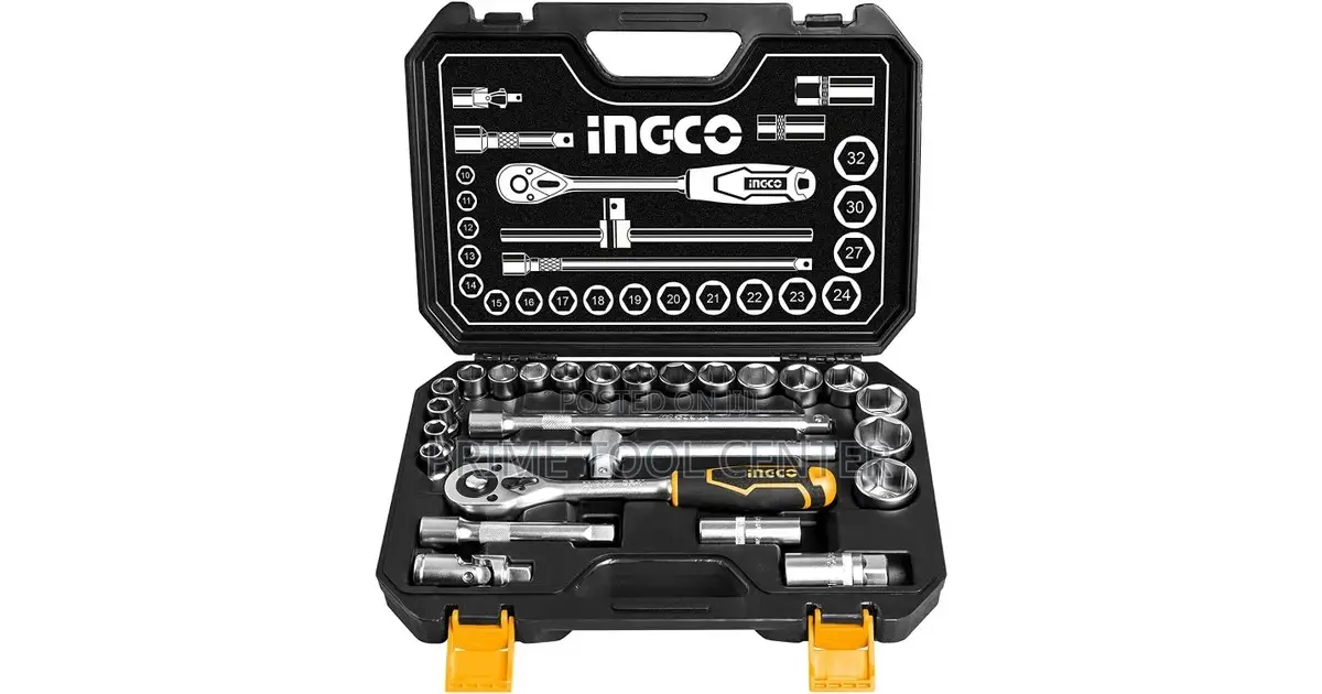 INGCO 25 Pcs 1/2″ socket set