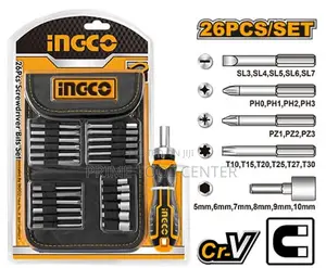 INGCO 26 Pcs screwdriver bit set