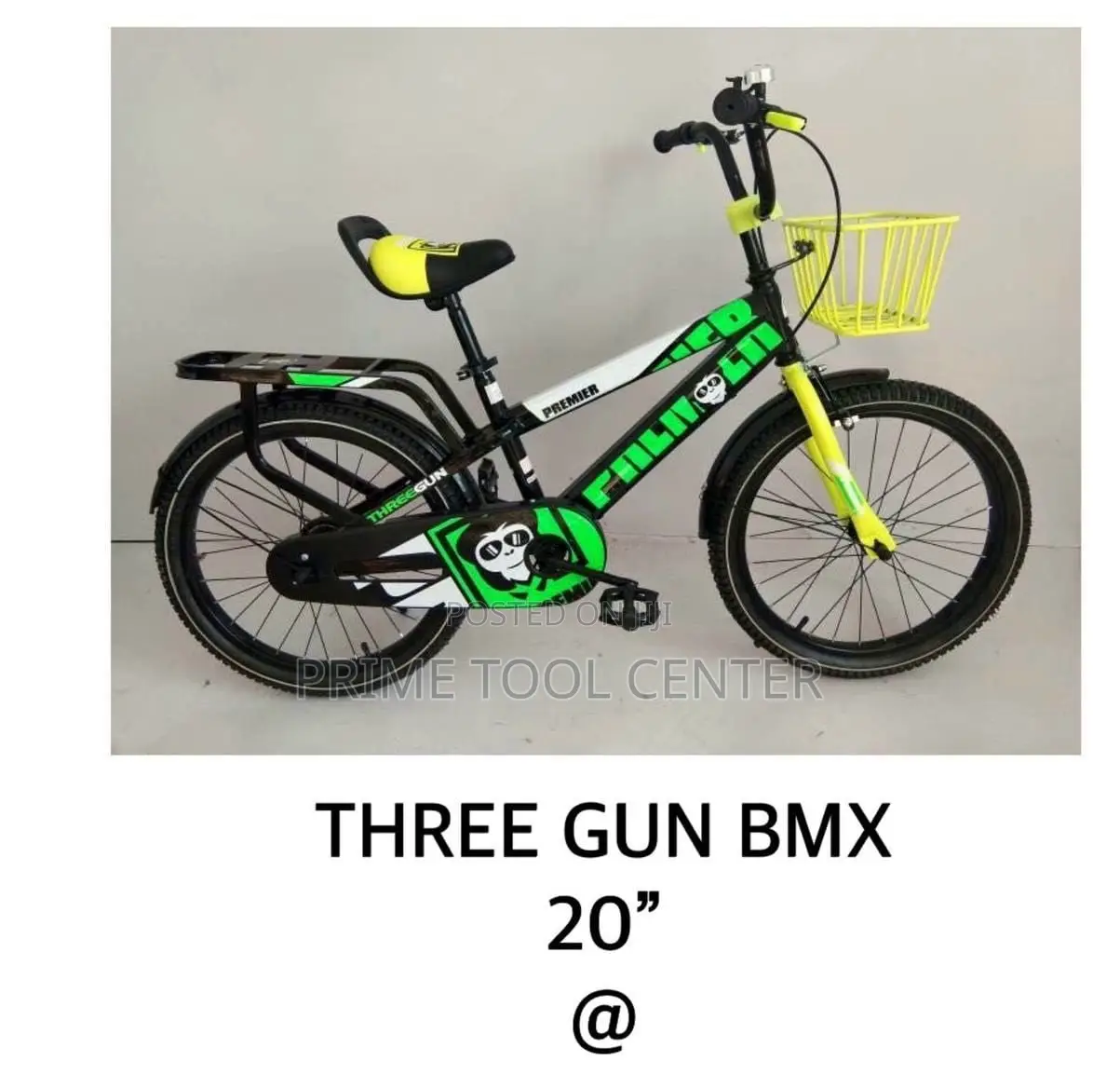 THREE GUN BMX SIZE 20′ KIDS BIKE