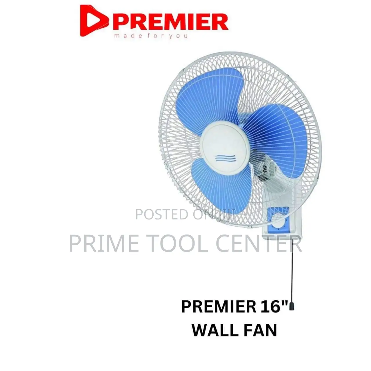 Heavy Duty premier 16′ wall fan