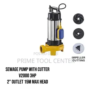 SEWAGE PUMP WITH CUTTER 3HP