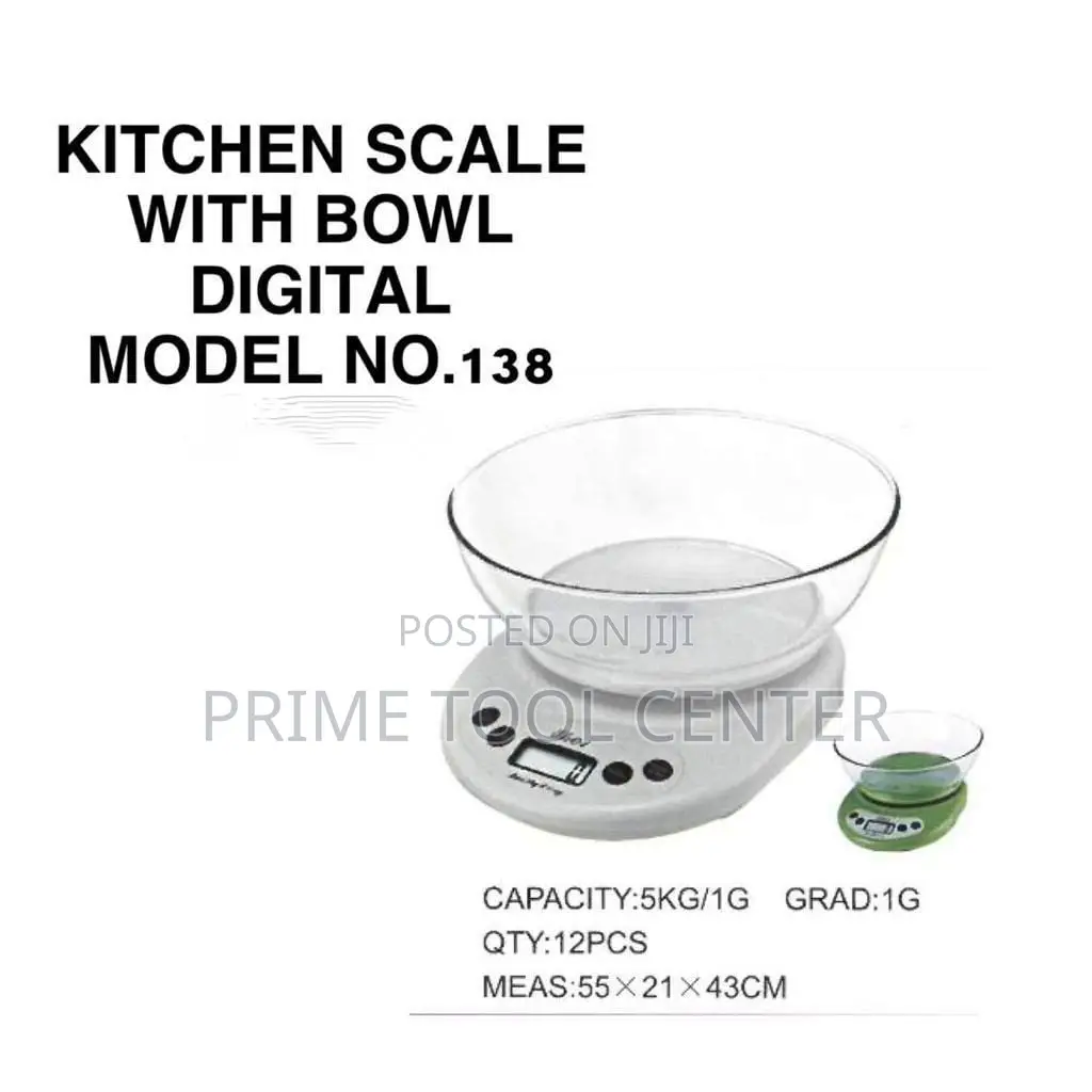 Digital Kitchen scale with bowl 5KG