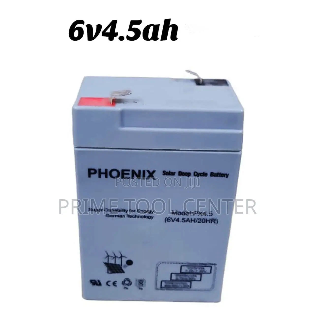 Pheonix Solar Gel Deep Cycle Battery 4.5ah