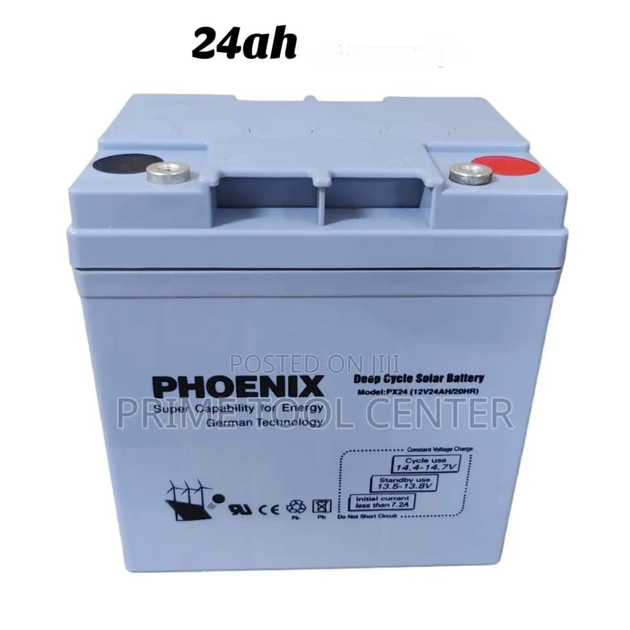 PHEONIX SOLAR GEL DEEP CYCLE BATTERY 24ah