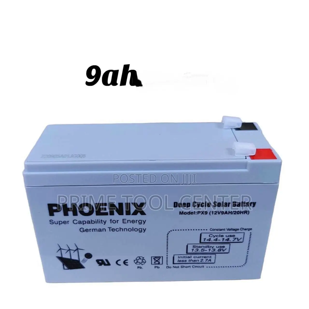 PHEONIX SOLAR GEL DEEP CYCLE BATTERY 9ah