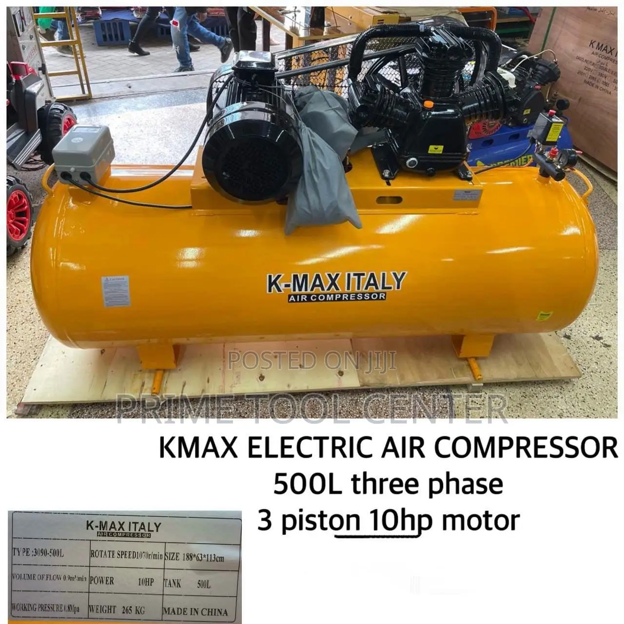 K-MAX ELECTRIC AIR COMPRESSOR 500L