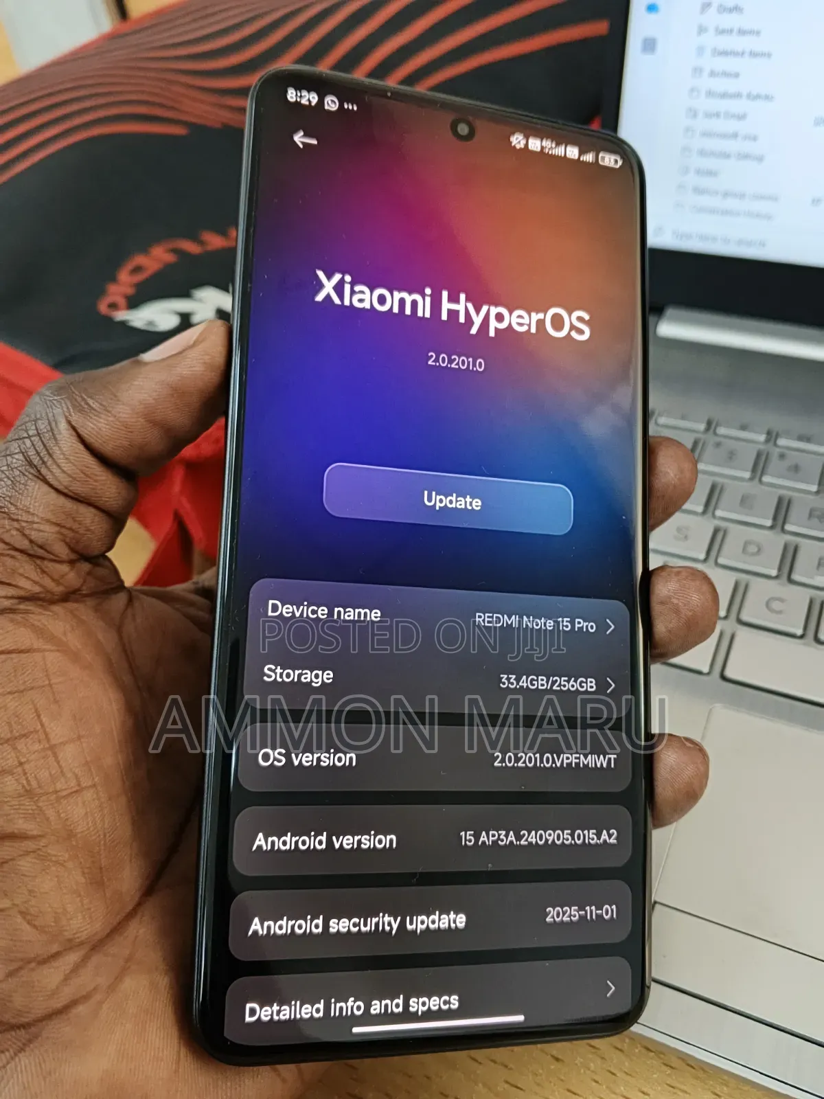 New Xiaomi Redmi Note 15 Pro 256 GB Black