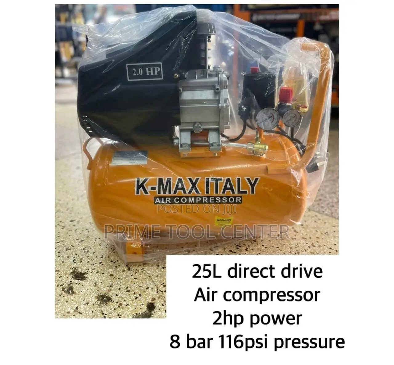 K-MAX DIRECT DRIVE AIR COMPRESSOR 25L