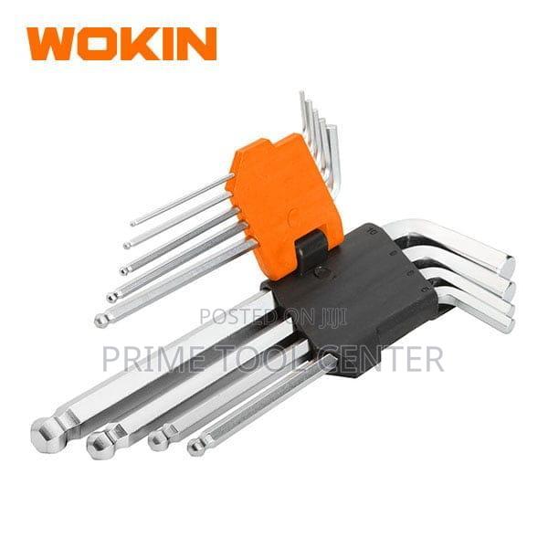 WOKIN 9PCS LONGARM BALL POINT HEX KEY SET