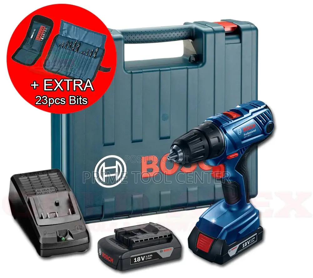 BOSCH DRILL CORDLESS HAMMER 2.0AH 18V