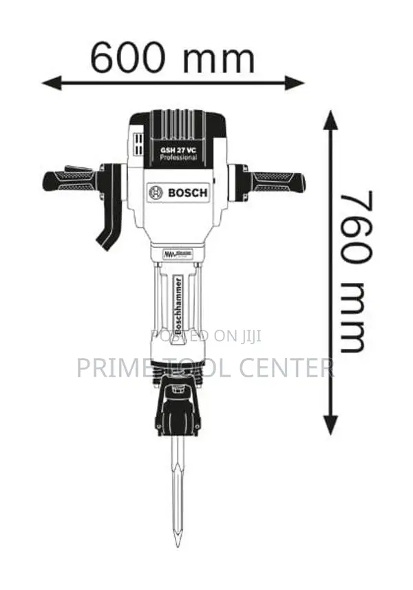BOSCH DEMOLITION HAMMER 29.5KG 2000W