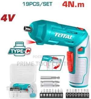 TOTAL Lithium-Ion cordless screwdriver 4V