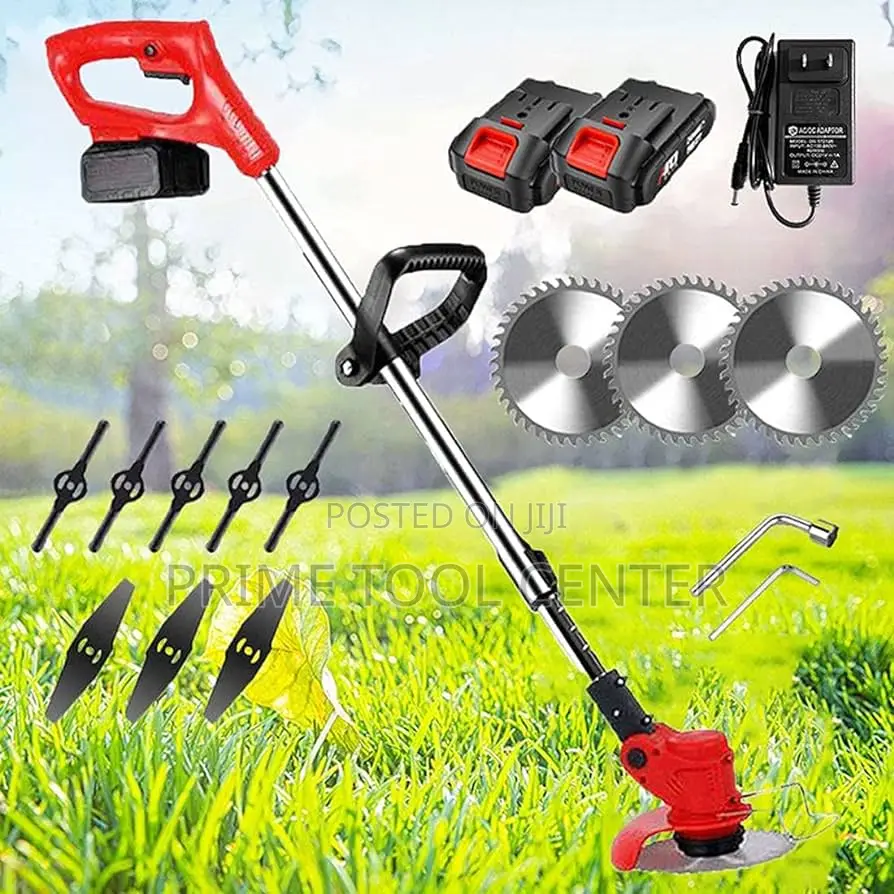 Cordless Grass Trimmer with 48V Rechargeable Lithium Battery