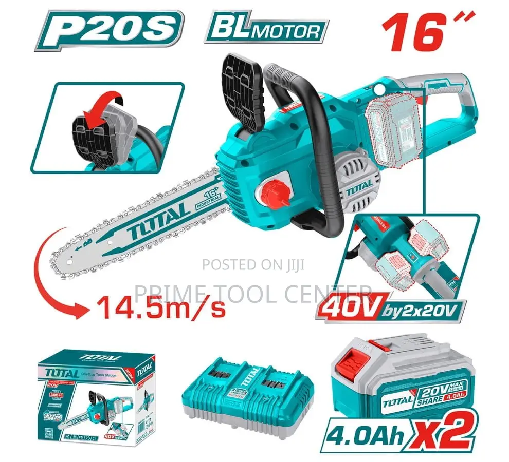 TOTAL Lithium-Ion chain saw 40V