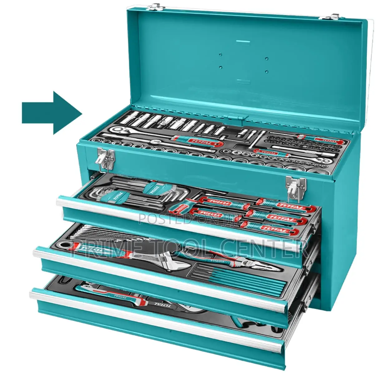 Total 132 Pcs tools chest set