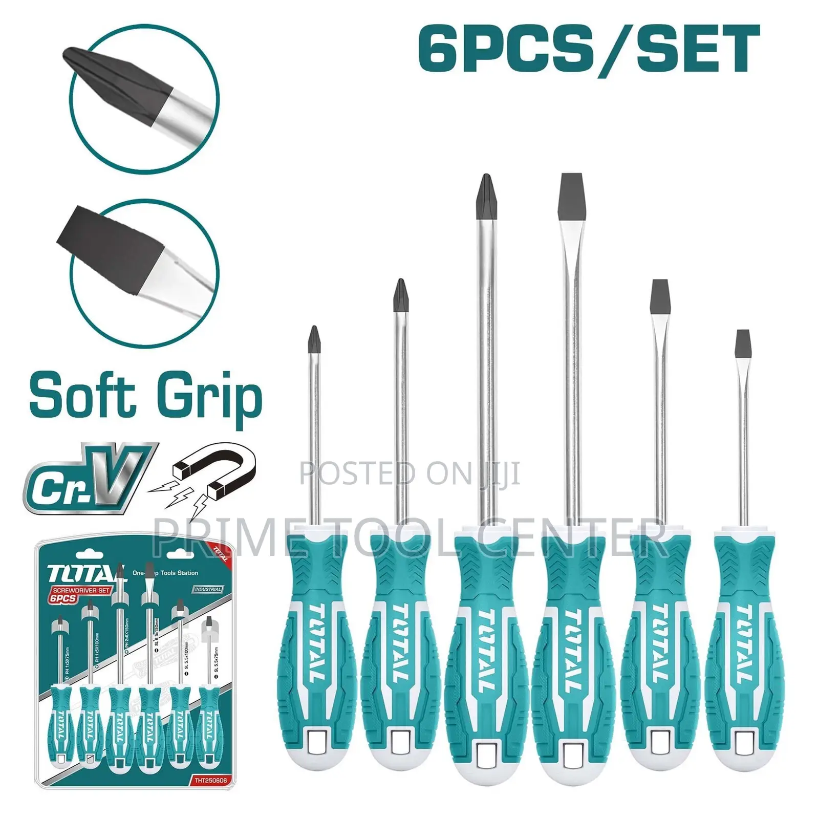 Total 6 Pcs screwdriver set