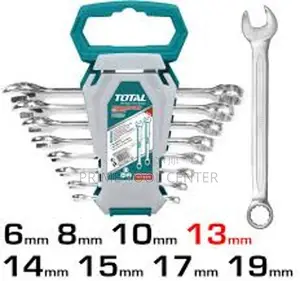 Total 8pcs combination spanner set Size:6-19