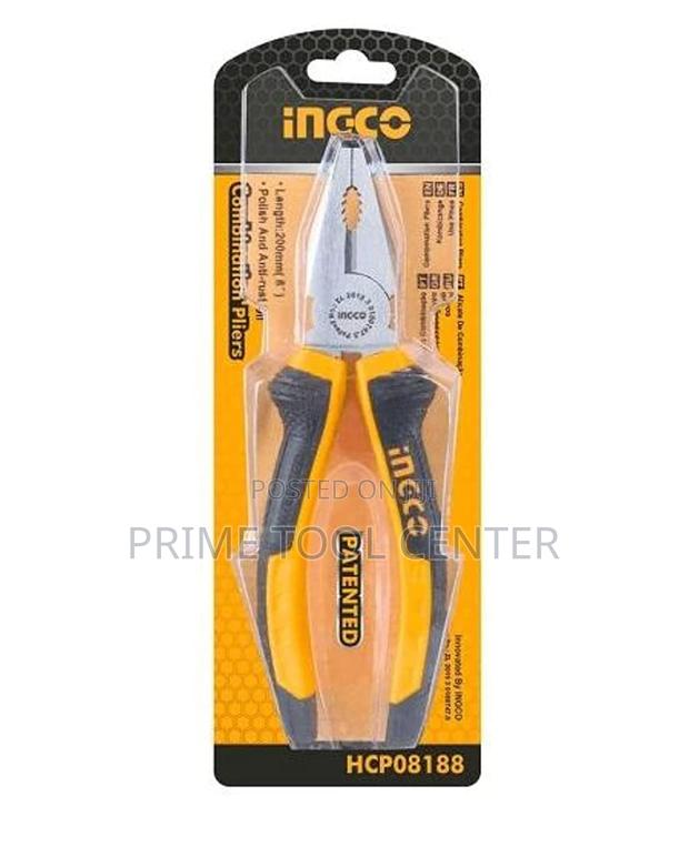 INGCO Combination pliers Size:8″/200mm - main view
