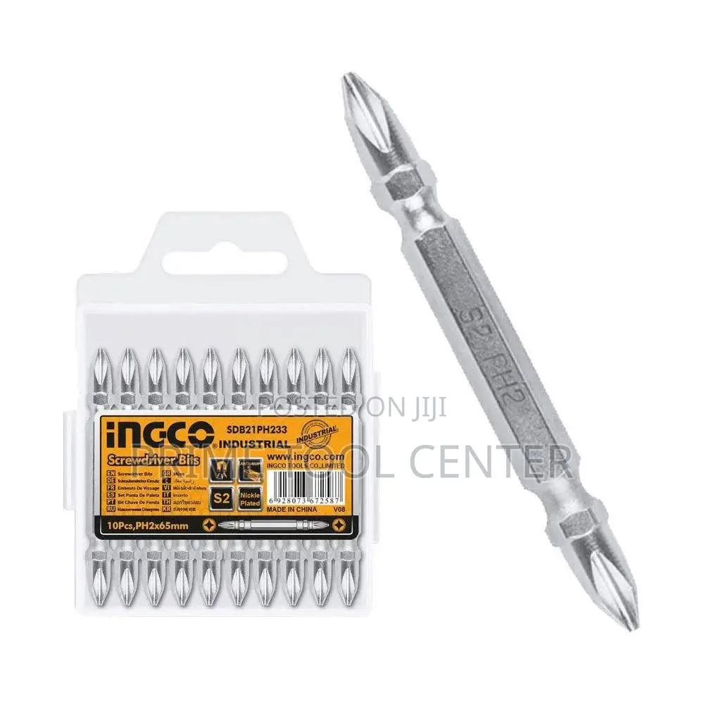 INGCO Screwdriver bits 65mm,10pcs/set