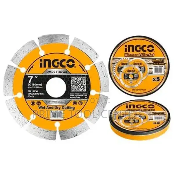 INGCO Diamond disc set 180(7″)X22.2mm