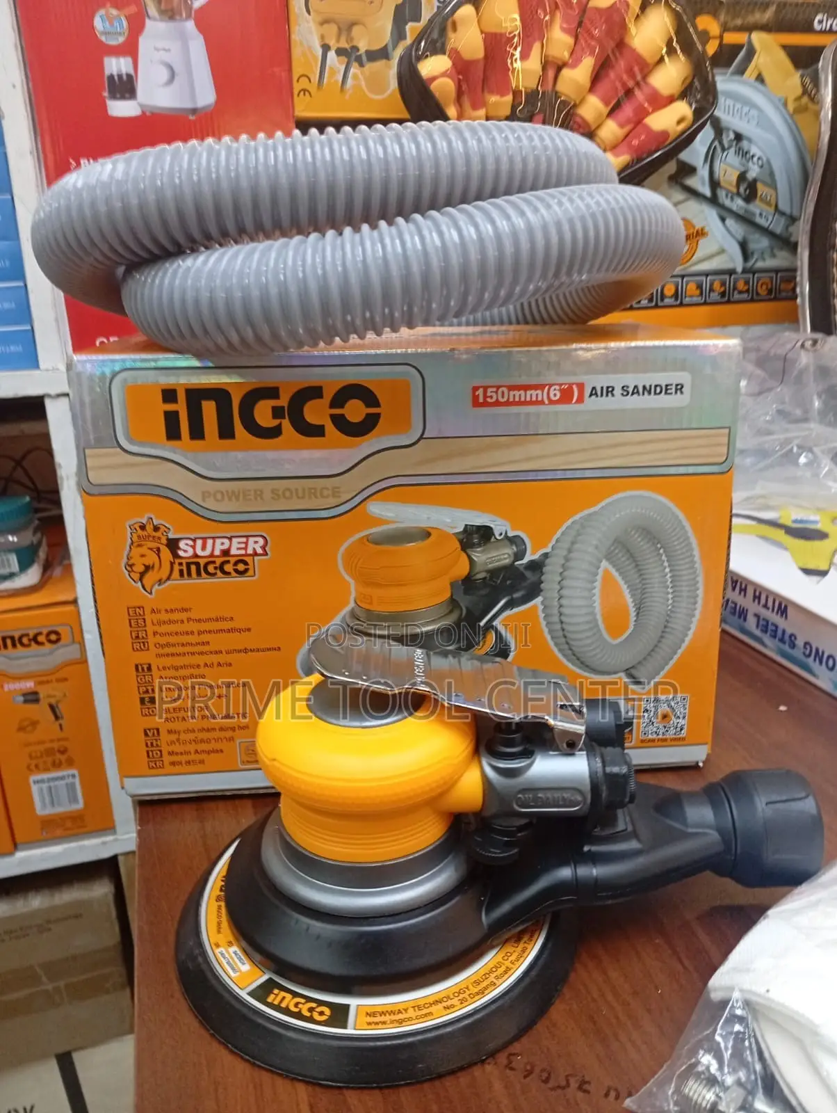 Ingco Air sander Sanding pad:6″