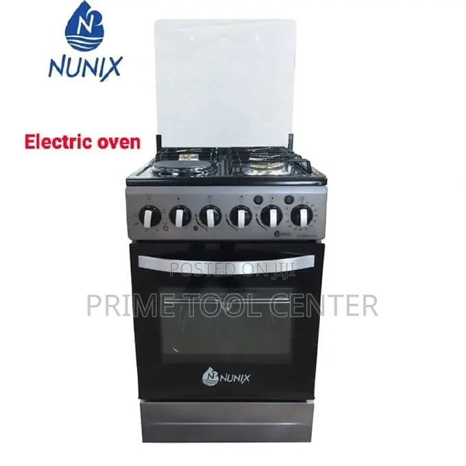 Nunix 50 * 55cm Cookers 3 Gas, 1 Hotplate