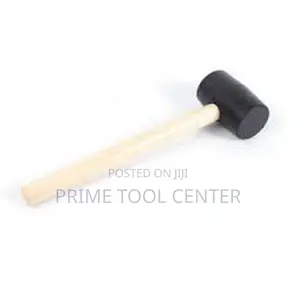 Rubber Mallet Hammer with Wood Handle Hand Tool 12oz 340g