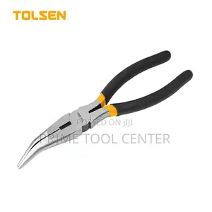 TOLSEN BENT NOSE PLIERS 160MM, 6″