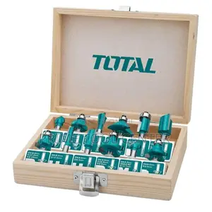 TOTAL TACSR1121 12pcs Router bits set(8mm)