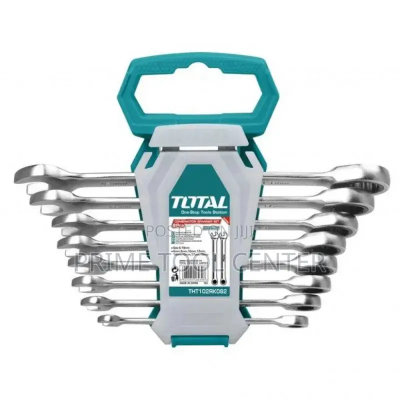 TOTAL 8pcs Ratchet Spanner Set