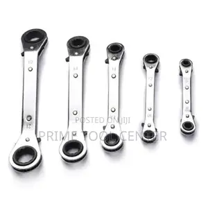 5 Piece Metric Steel Ratcheting Wrench Set