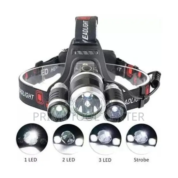 Rechargeable Headlamp With Rear Light 5000 Lumen Waterproof