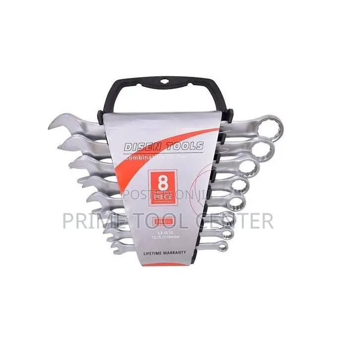 DISEN 8Pc Double Ring Spanner/Wrench Set