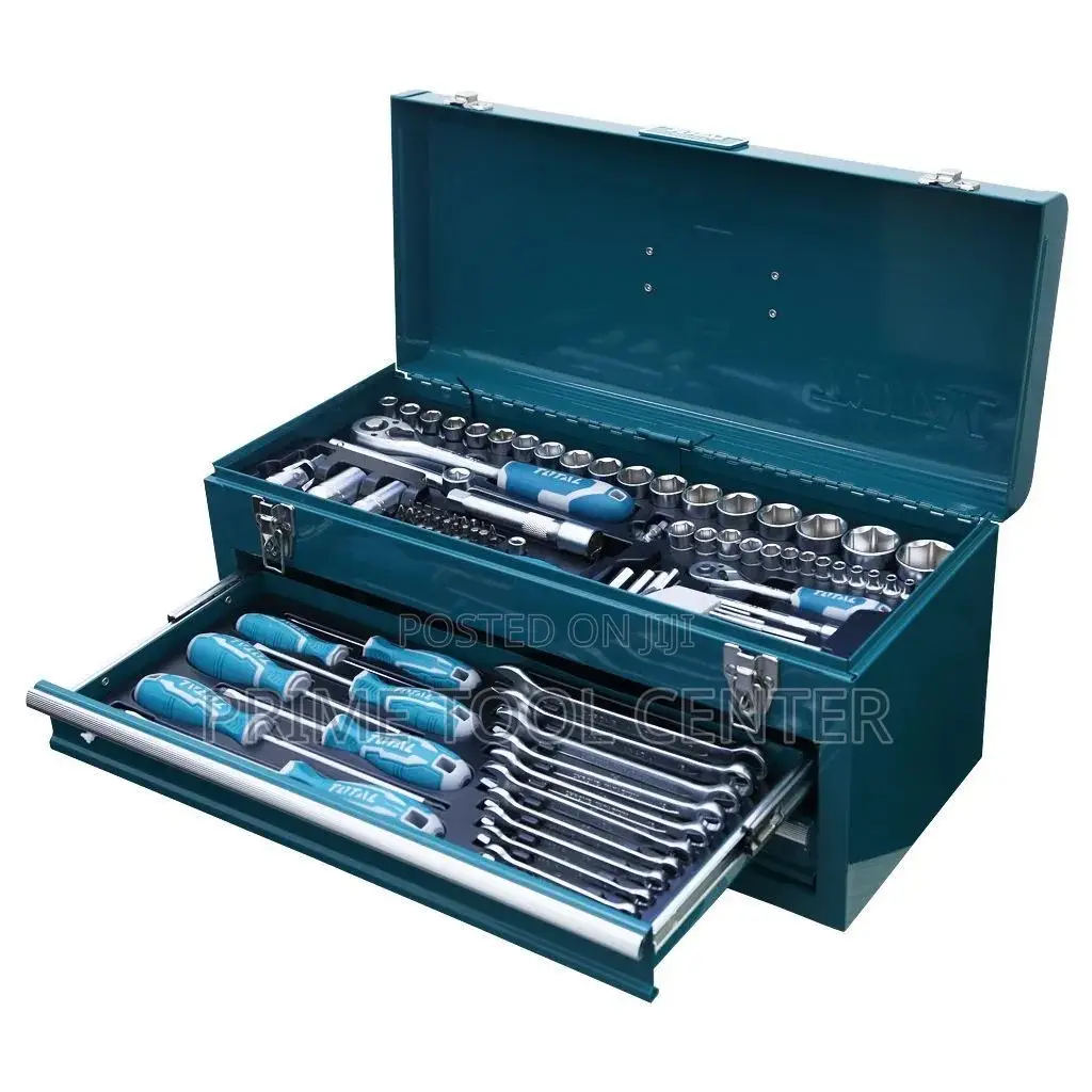 TOTAL 97 Pcs Tool Chest Set