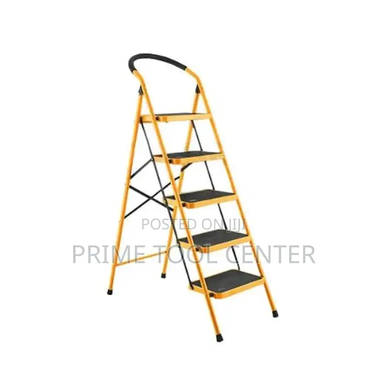 5 Step Steel Ladder 150kg