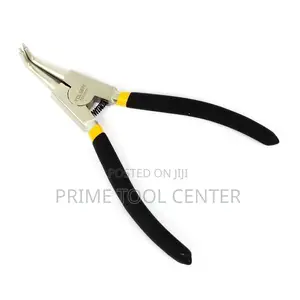 External Circlip plier bent 180mm, 7″