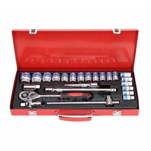 24 Piece 1/2″ Set Ratchet Wrench Sockets