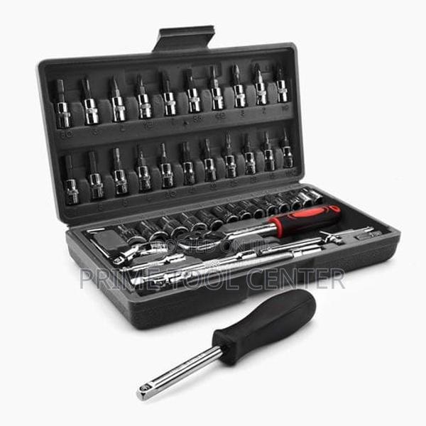 46 Pcs 1/4” Drive Socket Wrench Set
