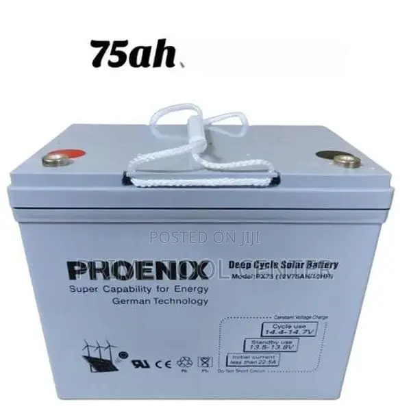 Phoenix 75Ah Solar Battery Maintenance Free